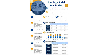 One Page Social Media Plan PowerPoint Template creative powerpoint templates design powerpoint design powerpoint presentation powerpoint presentation slides powerpoint templates presentation design presentation template social media management