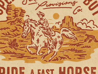 Fast Horse! badge design branding design illustration t shirt design vintage vintage badge vintage design