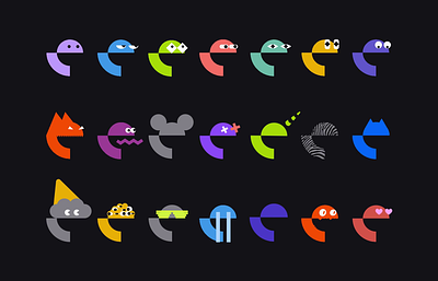 Brand emotion: our logo turned Emoji for team chat vibes! animation artdirection branding calloboration design emoji graphic design illustration logo motion graphics ui