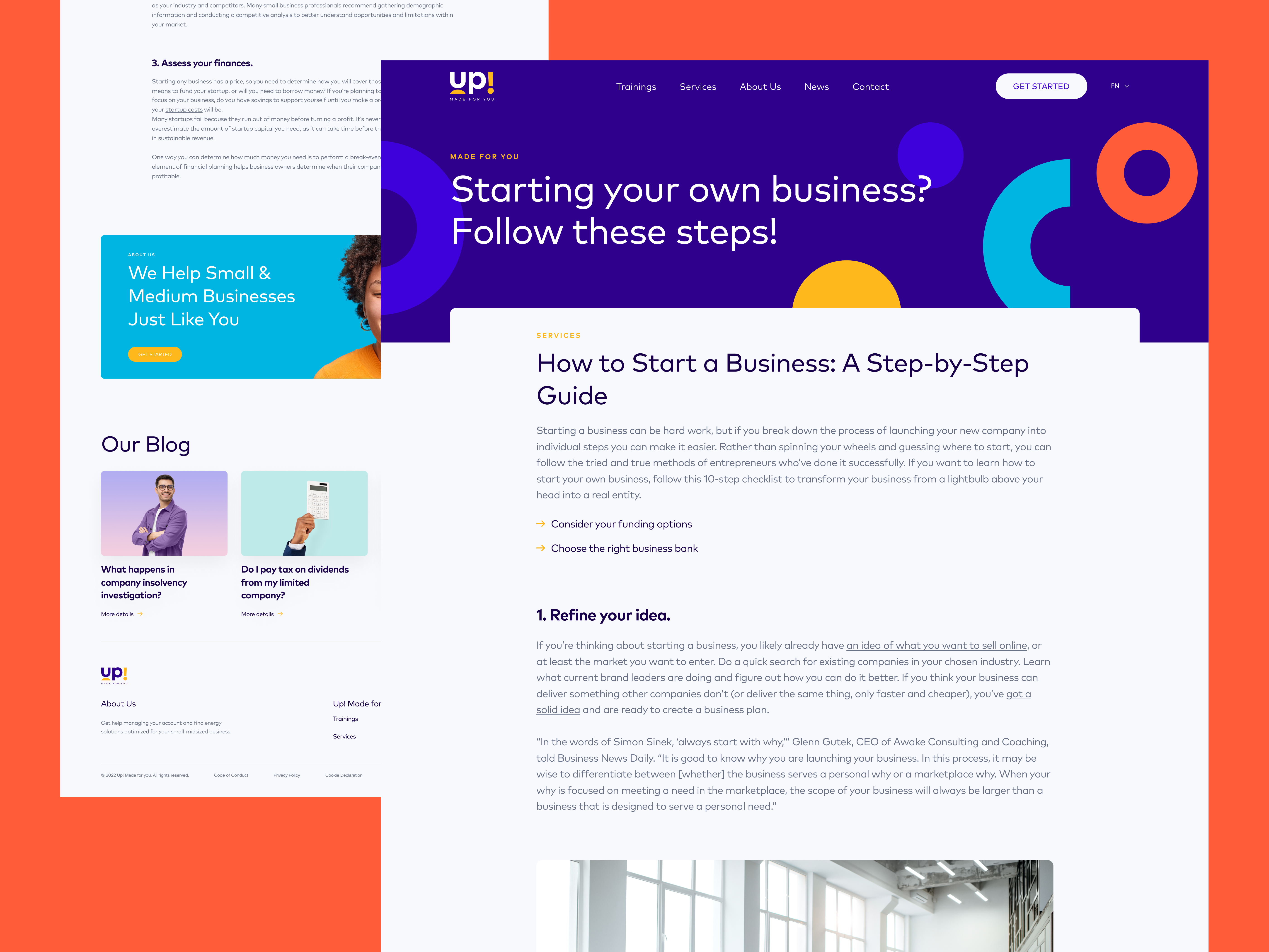 UP! Website design ui ux webdesign