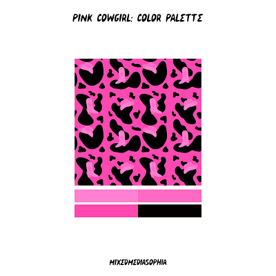 Pink Cowgirl Surface Design Pattern art for products barbie cowgirl blob art brand collaboration chicago artist cowgirl chic pattern funky color palette houseware design illustration mixedmediasophia pattern illustration pattern licensing pink black pattern pinkcowboyboots procreate art textile pattern western wholesale art wholesale pattern