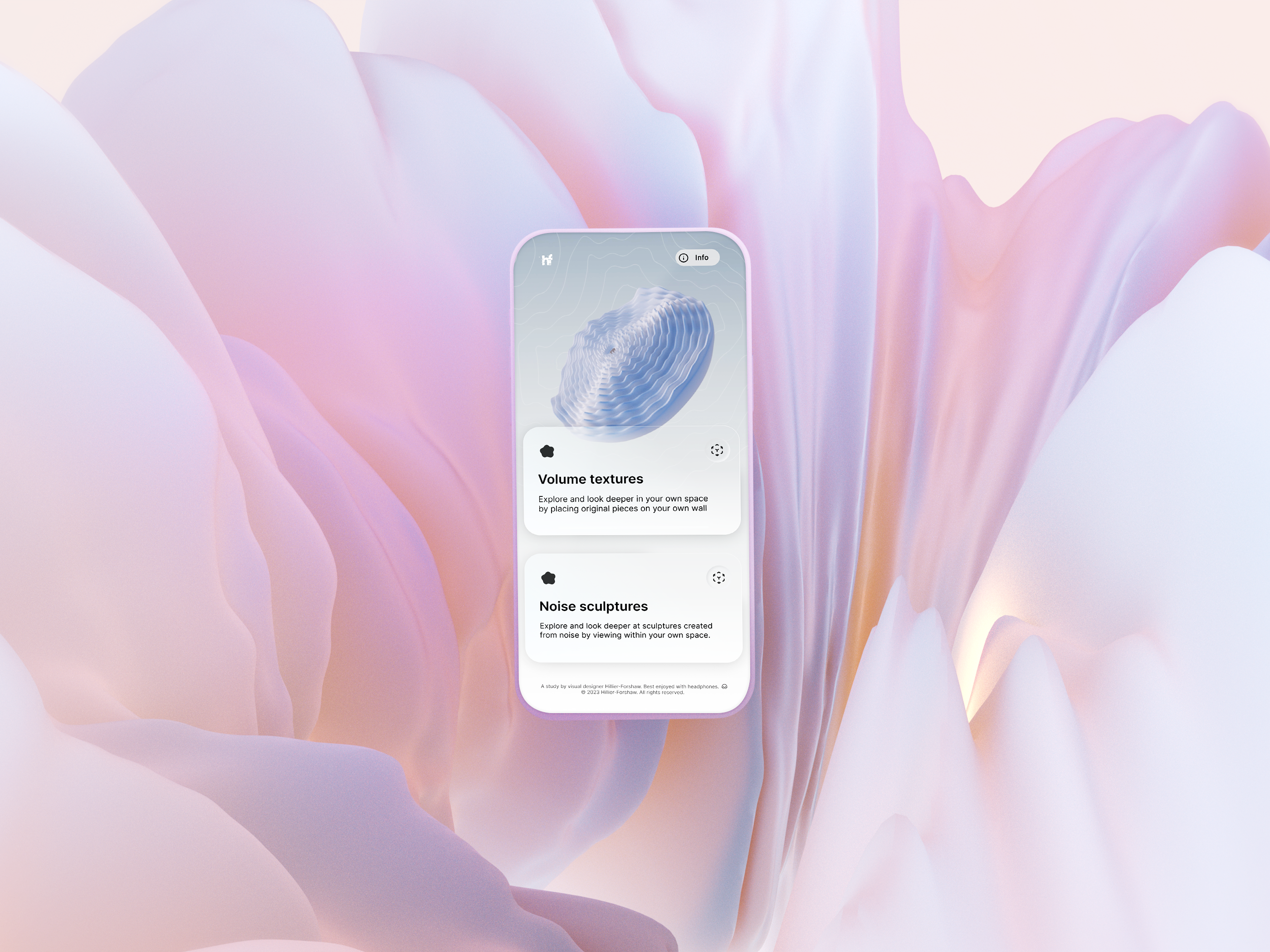 Pareidolia - initial ideation 3d app ar augmented reality design experience graphic design mobile ui ux xr