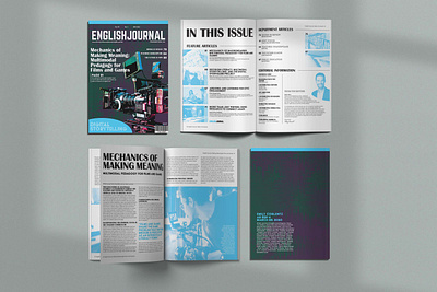 Magazine Project - English Journal (Redesign) design graphic design typography