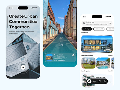 Real Estate App Concept Design graphic design ui