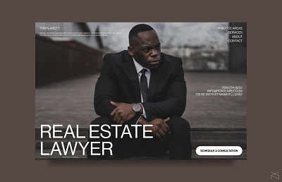 Lawyer site concept concept lawyer ui web