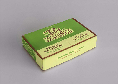 Packaging - Tiki Teahouse Book Box & Tea Bags branding design graphic design illustration logo typography