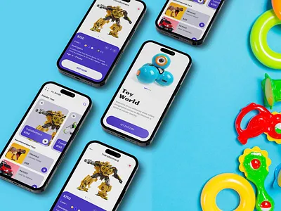 Kids Toy World App Ui app app design toy app toy world