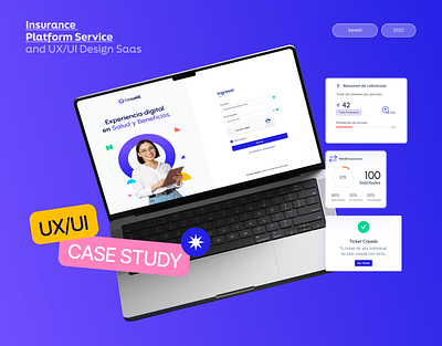 Bewell / Insurance Platform Service design saas ui ux
