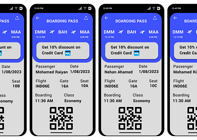 Boarding Pass app branding design graphic design illustration logo typography ui ux vector