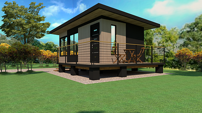 A Container House architechture container house container house design design exterior design landscape design