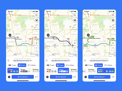 Yandex Maps UI App Concept app design map maps ui ux yandex