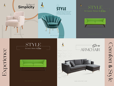 Furniture - Social Media Post brand brand identity branding brandtemplates contentcreation creativedesign design digitalmarketing fashion graphic design graphic designer instagram post layout marketingtemplates post social media post socialmedia template visual identity website