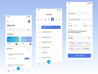 Task Management app app branding design illustration logo ui ux vector