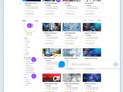Web MOOC UI Prototypes design figma ui web