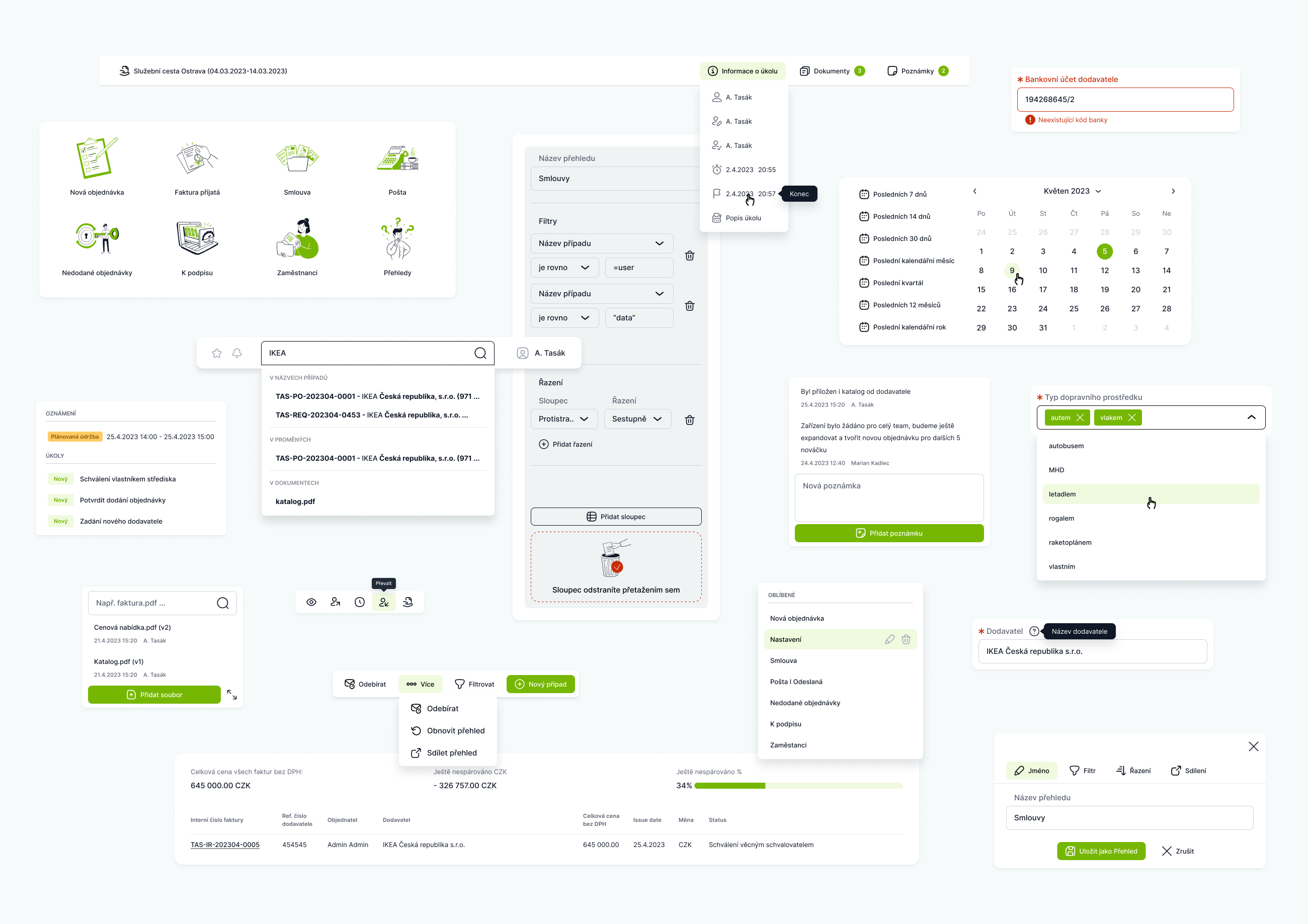 TAS UI Components app app design component design system interface ui ui component ui design widgets