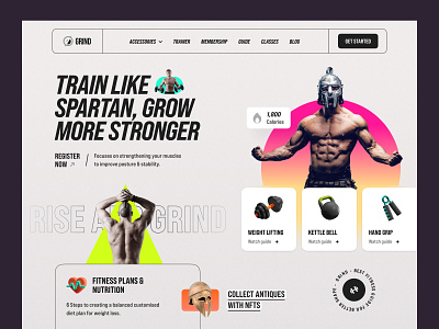 Fitness Web design bodybuilding farzan fitness fitness accessories gym health landing page landingpage protein retro rylic sport web design web designer web page web site webdesign website website design workout