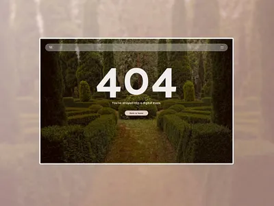 #Daily UI #008 #404 Page design ui