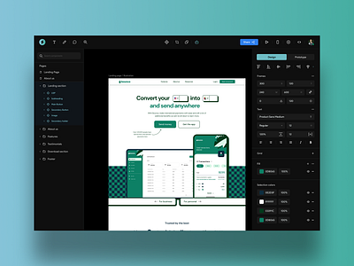 Interface design tool design figma framer ui