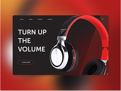 TURN UP THE VOLUME - Headphones design headphones ui ux дизайн наушники