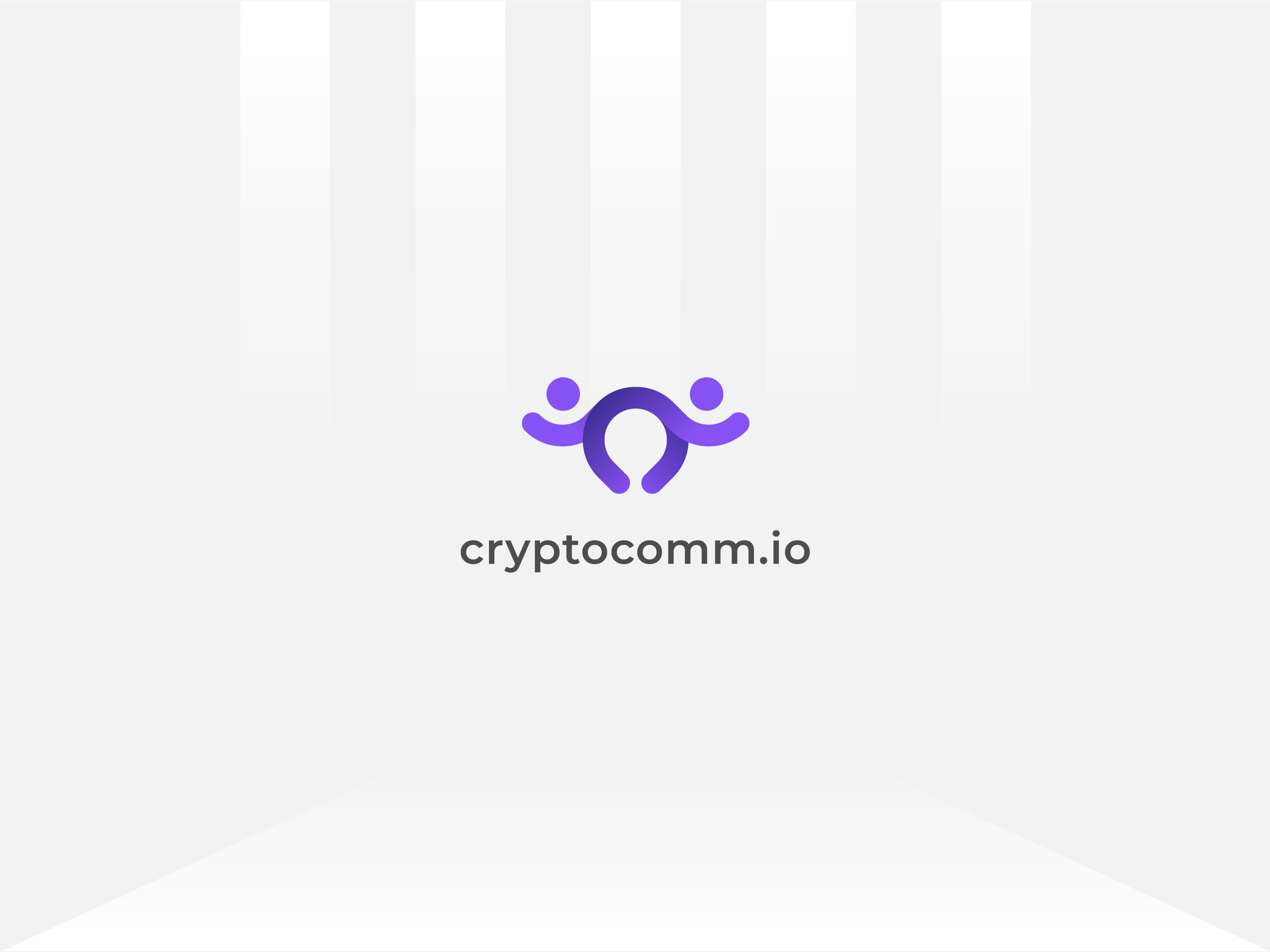 Cryptocomm.io Logo Design bitcoin blockchain brand identity community logo crypto cryptocommunity cryptocurrency future logo human logo logo branding logo design minimal logo minimalist logo modern logo