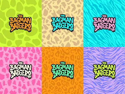 The Bagman Badgers Brand branding graphic design illustration illustrator logo logotype nft typography