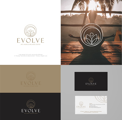 Evolve_Logo design for wellness clean design logo minimal minimalist modern simple simple clean interface
