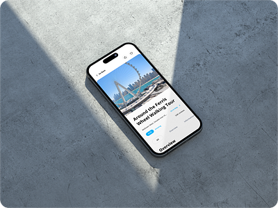 Attraction Page. Trip App app branding design ui ux