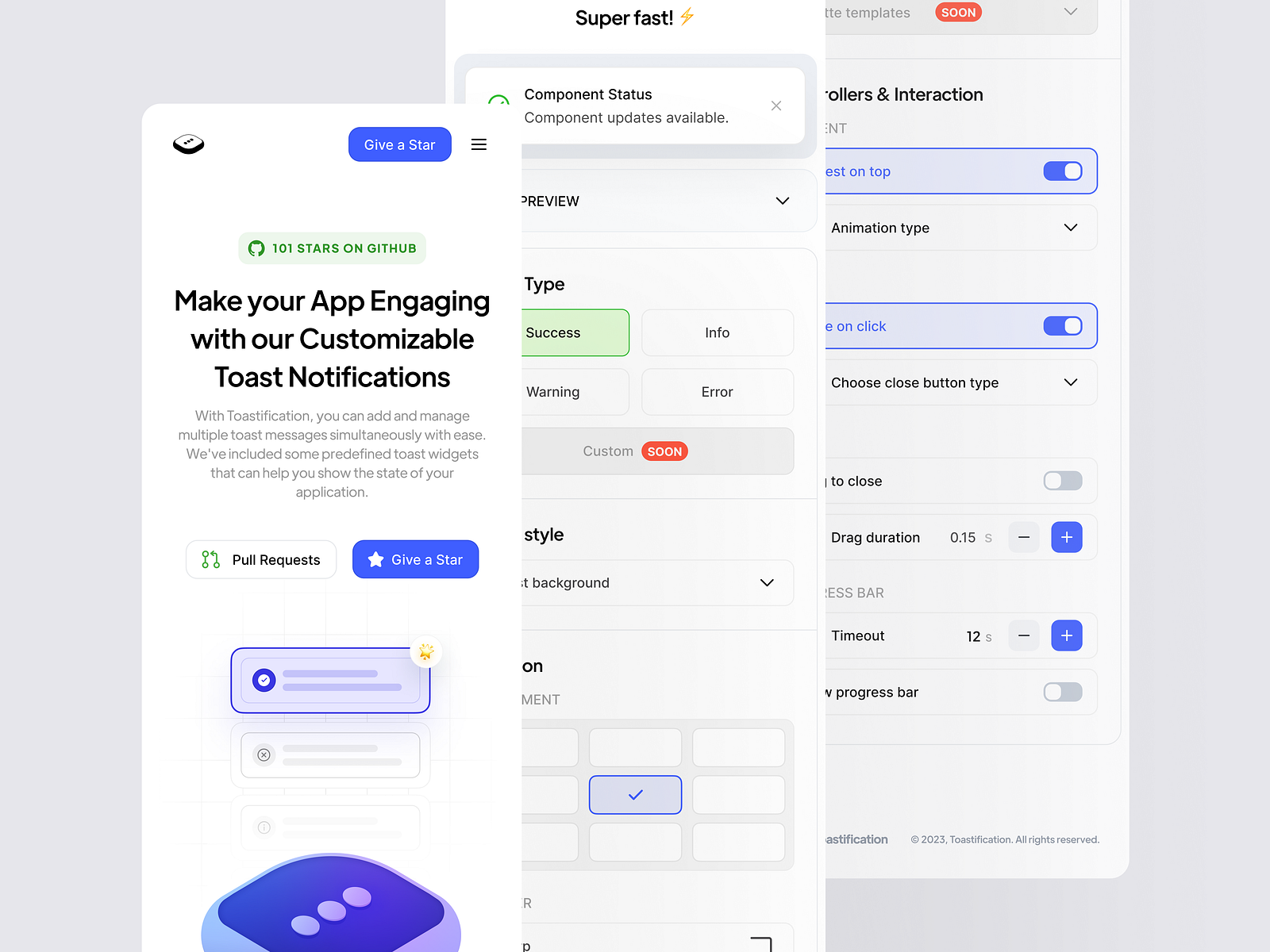 Responsive Toastification website by Sepide Moqadasi on Dribbble