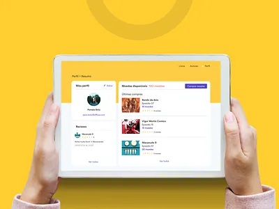 Book collection graphic design ui