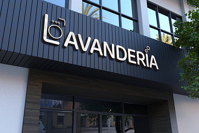 Lavandería Logotipo graphic design logo