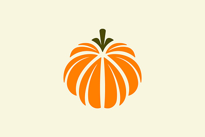Pumpkin Arrow Logo arrow design fruit icon leaf logo nature pumpkin vegetable