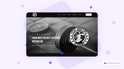 Fitness instructor website redesign branding design fitness ui ux website design