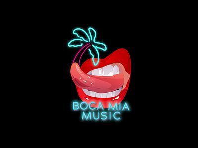 Boca Mia Music branding design graphic design illustration logo typography ui vector