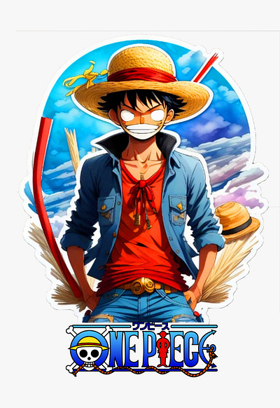 One Piece Poster Mockup anime art cartoon design graphic design illustration japanese manga one piece onepiece vector