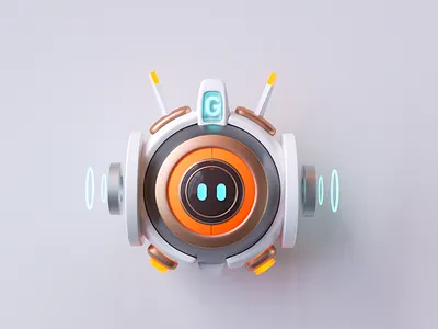 小G机器人 3d animation branding graphic design logo motion graphics ui