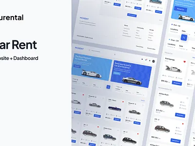 Maurental : Car Rent branding graphic design ui uiux