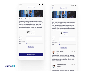 HomeGo app app ui application appui australia design graphic design interface mobile mobile application move poland removals sydney ui user interface uxui wroclaw