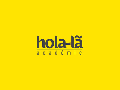 Hola -La academie branding design graphic design illustration logo minimal typography ui ux vector