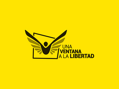 Una Ventana a la Libertad branding design graphic design illustration logo minimal typography ui ux vector