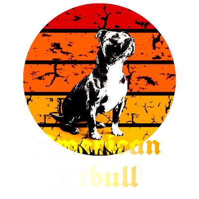 American pitbull american pitbull american pitbull art american pitbull dog american pitbull t shirt design dog design graphic design pitbull