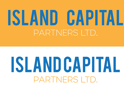 Island Capital Partners Logo Ideas branding design graphic design illustration logo typography