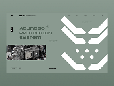 Design ui concept cyberpunk design graphic design japan land landig page landing minimalism protect system ui