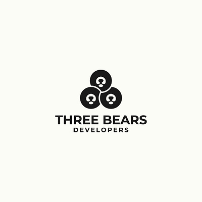 Three Bear bear bear logo branding clean creative crypto logo design graphic design logo logodesign minimalist morern logo tech logo three bear ui vector