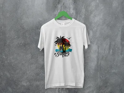 Summer t-shirt design | Beach t-shirt design | Summer vibes beach shirt beach t shirt beach t shirt design beach tee beach tees graphic design graphic designer illustration summer collection summer shirt summer shirts summer t shirt summer t shirt design summer tee summer tees tshirt tshirt design tshirt designer typography vector