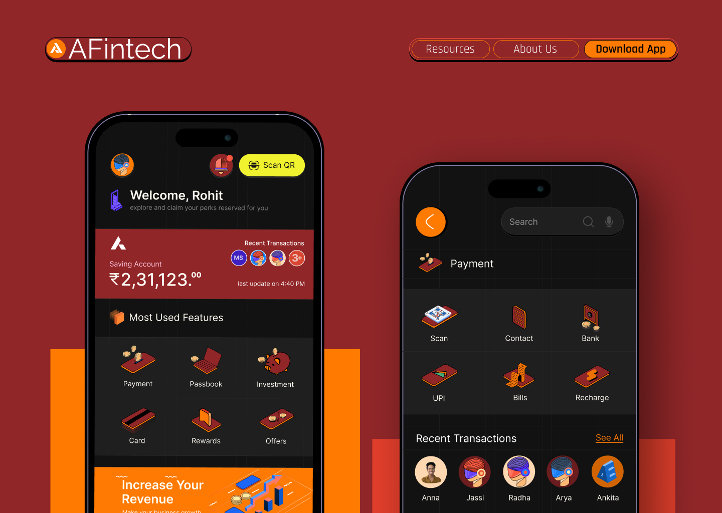 Neo Banking Landing Page bankingmadeeasy digitalfinance easypayments experience financeapp fintechcolor fintechlandingpage fintechrevolution fintechui interface mobilebanking neobanking pay payapp paymentapp tecorb ui