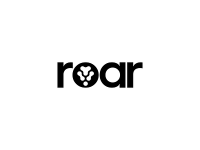 roar black branding identity logo logodesign logodesigner logomaker logos mark process roar solid solidcolor startup startups strong tech techstartup