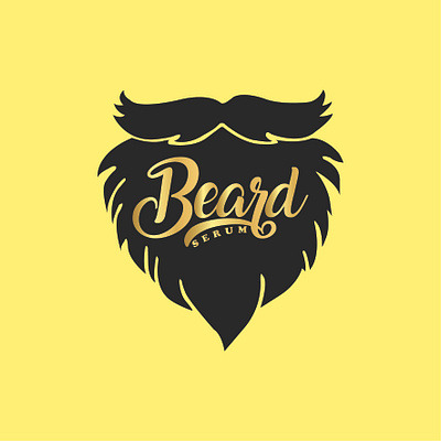 BEARD SERUM branding logo