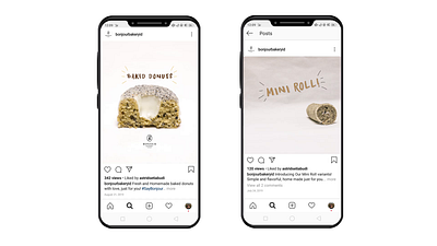 Bakery Social Media Design design graphic design layout social media social media design