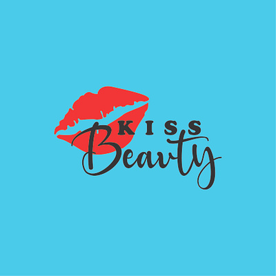 KISS BEAUTY branding graphic design logo