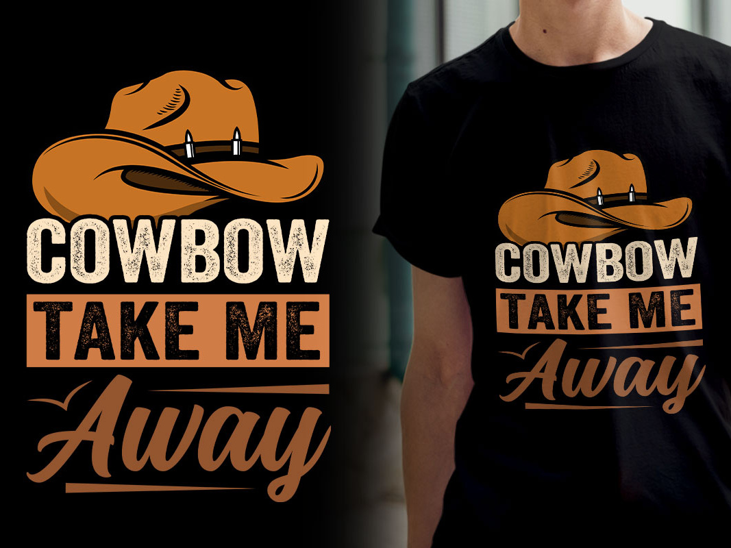 Cowboy T-Shirt Design by MST. NICE AKTER on Dribbble